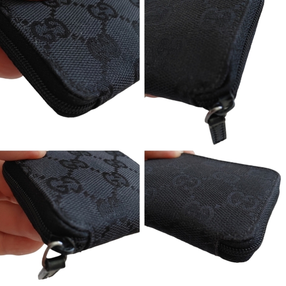 Gucci Black GG Canvas Coin Pouch. - Picture 9 of 14